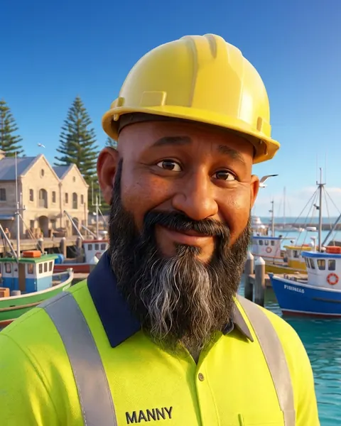 Manny, Shortcut Specialist, in a yellow hat